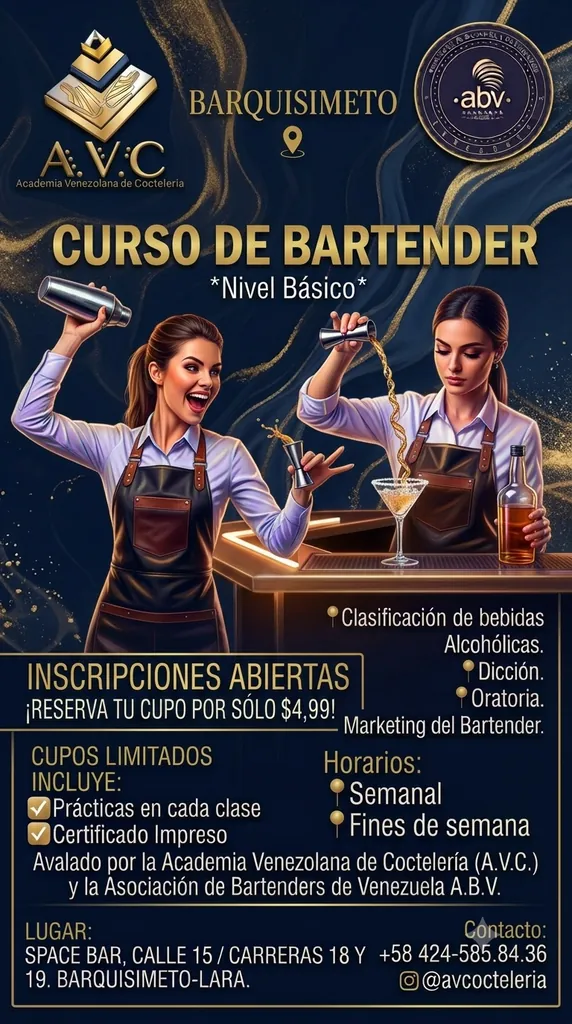 curso de Bartender