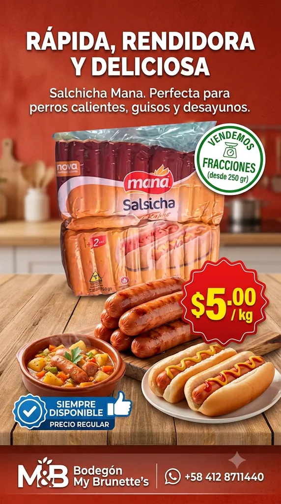 salchicha mana
